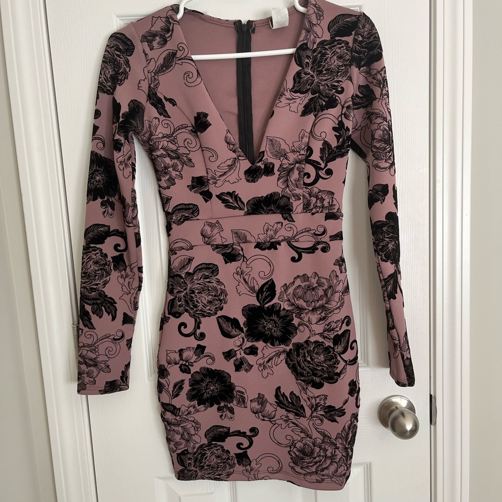 Windsor purple and black dress